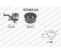 Timing belt kit KD453.04 SNR for OPEL ASTRA F Hatchback ASTRA F Saloon CORSA B