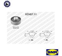 Timing belt kit KD457.11 SNR for VW TRANSPORTER / CARAVELLE Mk IV Bus