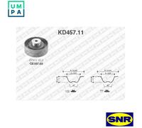 Timing belt kit KD457.11 SNR for VW TRANSPORTER / CARAVELLE Mk IV Bus