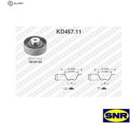 Timing belt kit KD457.11 SNR for VW TRANSPORTER / CARAVELLE Mk IV Bus
