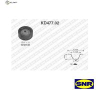 SNR KD477.02 Timing Belt Set for SUZUKI