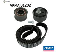 Timing belt kit with rounded tooth profile VKMA 01202 SKF for AUDI VW SKODA