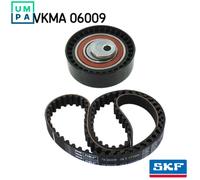 Timing belt kit with rounded tooth profile VKMA 06009 SKF for DACIA RENAULT