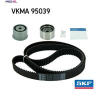 Timing belt kit with rounded tooth profile VKMA 95039 SKF for MITSUBISHI