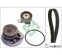 INA 530 0147 30 Water pump and timing belt kit