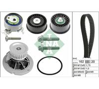 Timing Belt & Water Pump Kit fits VAUXHALL MERIVA A 1.6 03 to 05 Z16XE Set INA