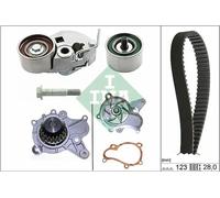 Timing Belt & Water Pump Kit fits HYUNDAI SANTA FE Mk2 2.2D 06 to 12 D4EB Set