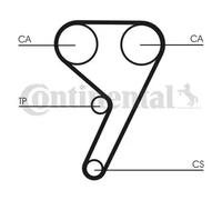 ContiTech Water Pump & Timing Belt Kit CT881WP3 - Cooling