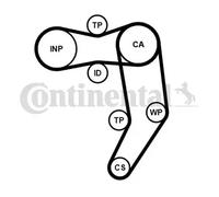 Timing Belt Kit + Water Pump CT939WP11PRO CONTINENTAL CTAM for VW LT Mk II Bus
