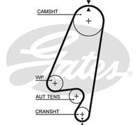 Gates Water Pump and Timing Belt Kit KP15367XS