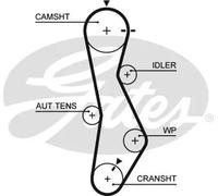 WATER PUMP & TIMING BELT KIT KP15579XS-1 FOR HYUNDAI MATRIX EXCEL/II JM GETZ
