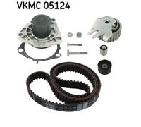 Timing Belt Kit + Water Pump Plastic VKMC 05124 SKF for SAAB OPEL