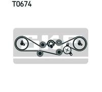 SKF VKMC 98109-3 Water pump and timing belt kit