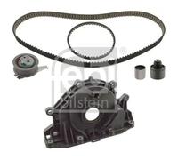 Timing belt kit with rounded tooth profile 104975 FEBI BILSTEIN for VW SEAT AUDI