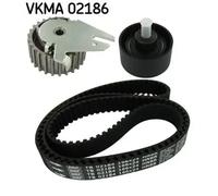 Timing belt kit with rounded tooth profile VKMA 02186 SKF for FIAT ALFA ROMEO