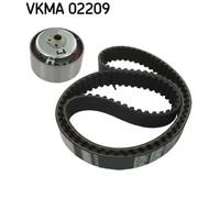 Timing belt kit with rounded tooth profile VKMA 02209 SKF for FIAT PANDA