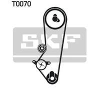 Timing belt kit with rounded tooth profile VKMA 04202 SKF for FORD FIESTA Mk III