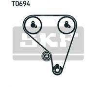 Timing belt kit with rounded tooth profile VKMA 91401 SKF for TOYOTA MR2 I