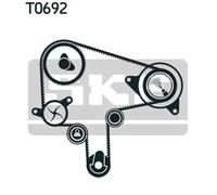 Timing belt kit with rounded tooth profile VKMA 94919 SKF for MAZDA 6 Hatchback