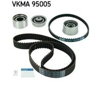Timing belt kit with rounded tooth profile VKMA 95005 SKF for MITSUBISHI HYUNDAI