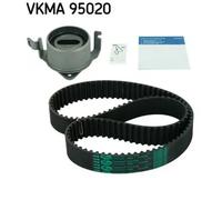 Timing belt kit with rounded tooth profile VKMA 95020 SKF for MITSUBISHI