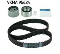 Timing belt kit with rounded tooth profile VKMA 95624 SKF for MITSUBISHI VOLVO