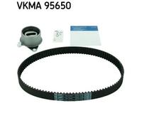 Timing belt kit with rounded tooth profile VKMA 95650 SKF for MITSUBISHI