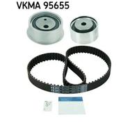 Timing belt kit with rounded tooth profile VKMA 95655 SKF for HYUNDAI COUPE I