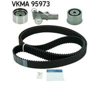 Timing belt kit with rounded tooth profile VKMA 95973 SKF for HYUNDAI XG