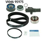 Timing belt kit with rounded tooth profile VKMA 95975 SKF for MITSUBISHI GRANDIS
