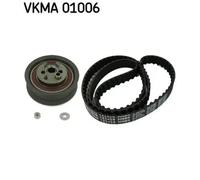 Timing belt kit with trapezoidal tooth profile VKMA 01006 SKF for AUDI VW
