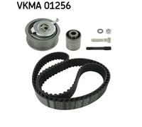 Timing belt kit with trapezoidal tooth profile VKMA 01256 SKF for AUDI VW