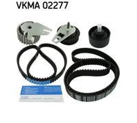 Timing belt kit with trapezoidal tooth profile VKMA 02277 SKF for ALFA ROMEO