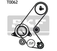 Timing belt kit with trapezoidal tooth profile VKMA 05208 SKF for OPEL CORSA B