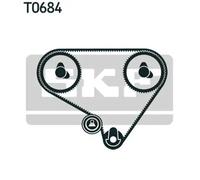 Timing belt kit with trapezoidal tooth profile VKMA 92004 SKF for NISSAN 300ZX