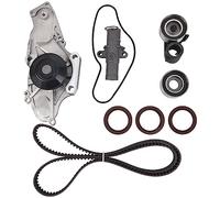 Timing Belt Kit with Water Pump - Compatible with 2003-2017 Honda Accord, Pilot, Odyssey, Ridgeline, Acura MDX, RDX, RL TL, TSX, ZDX - Replace # TCKWP329 TKH-002 TKH002 - Timing Belt Water Pump Kit