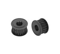 Timing Belt Pulley 1PCS HTD 5M Timing Pulley 20 Teeth 22 Width 11/16/21/27mm Black Steel Synchronous Belt Wheel Bore 5mm-20mm Gear(19mm,20 TEETH (1PCS)_21MM)