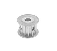 Timing Belt Pulley,2pcs HTD5M 15T Gear Belt Pulley 5/6/6.35/8/10/12mm Inner Bore 11/16/21/27mm Width Transmission Pulley For Sewing Machine(5mm,11mm)