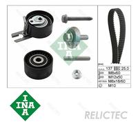 INA 530 0375 10 Timing Belt Kit, Black