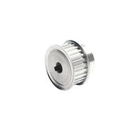 Timing Belt Pulley, Timing belt wheel, 1pcs T5-40T With Keyway Gear Belt Pulley 11/16/21/27mm Belt Width 5-28mm Bore Transmission Pulley(Grooves 27 Bore 15/5 * 2.3)
