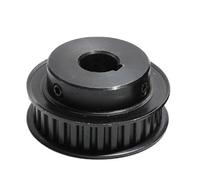 Timing Belt Pulley, Timing belt wheel, 1pcs XL16T Keyway Bore Steel Black Belt Width 11mm Bore 5/6/6.35/8/10/12mm(6.35mm)