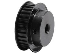 Timing Belt Pulley, Timing belt wheel, 1pcs XL22T 5-20mm BF Type Keyway Bore 3x1.4/4x1.8mm Belt Width 11mm Steel Black(20mm)
