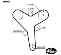 GATES T257 Timing Belt