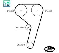 GATES T367HOB Timing Belt