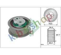 TIMING BELT TENSION ROLL/PULLEY FITS VOLVO S60 II S80 II S90 II V40 V60 I V60