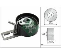 Timing belt tensioner pulley 531 0850 10 INA for FORD CITROËN PEUGEOT MAZDA FIAT