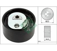 Timing belt tensioner pulley 531 0941 10 INA for FIAT IVECO