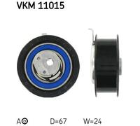 Timing belt tensioner pulley Automatic VKM 11015 SKF for VW SKODA SEAT