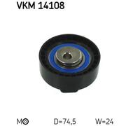 Timing belt tensioner pulley Automatic VKM 14108 SKF for FORD FOCUS I FOCUS II