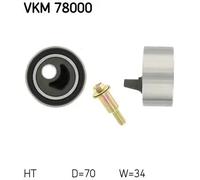 Belt Drive Timing Belt Tensioner Pulley SKF VKM 78000 Fits Subaru Impreza Legacy